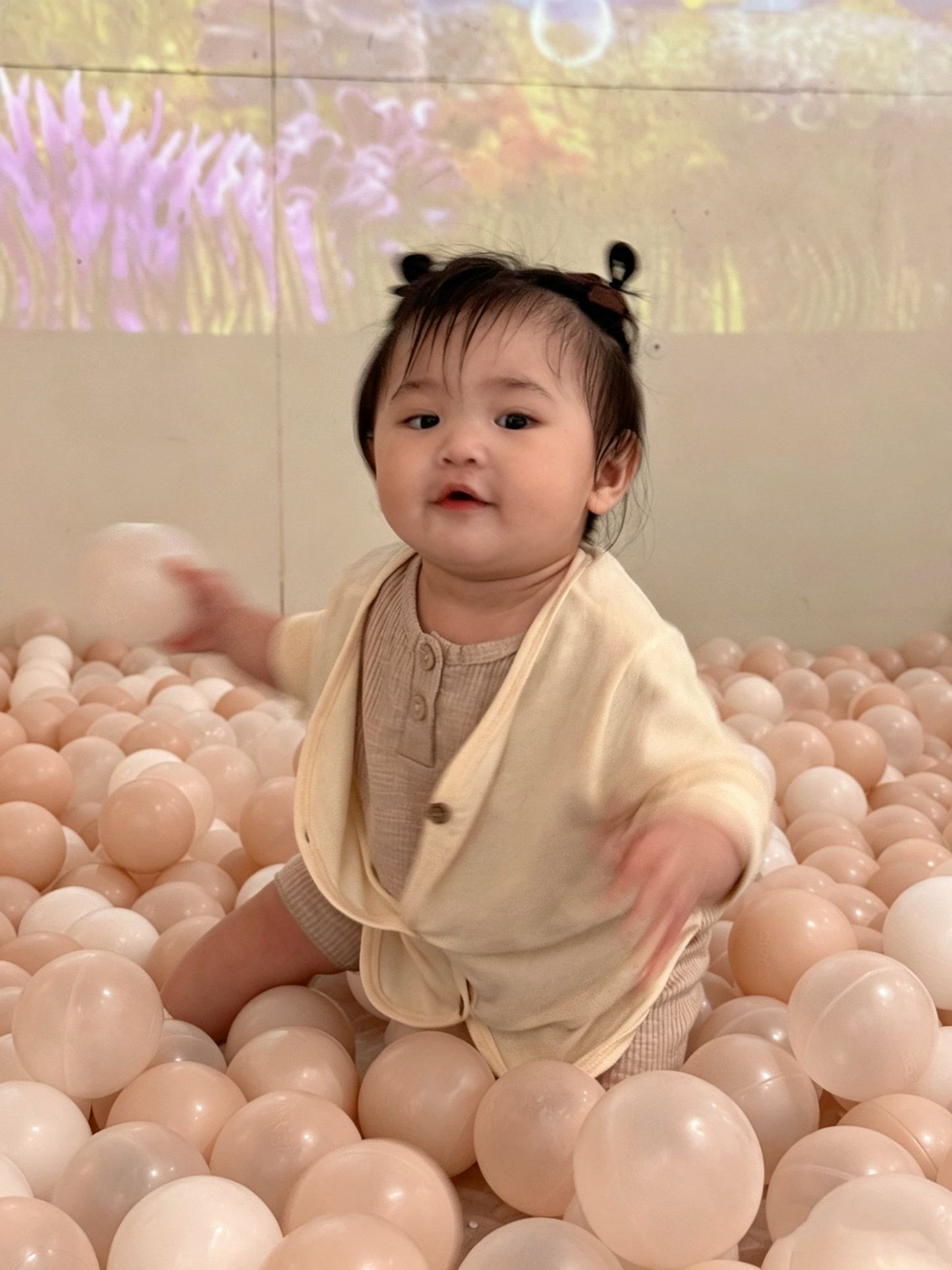香港童裝｜韓系嬰幼童卡其坑紋居家五件套｜女童居家套裝｜嬰兒夏裝